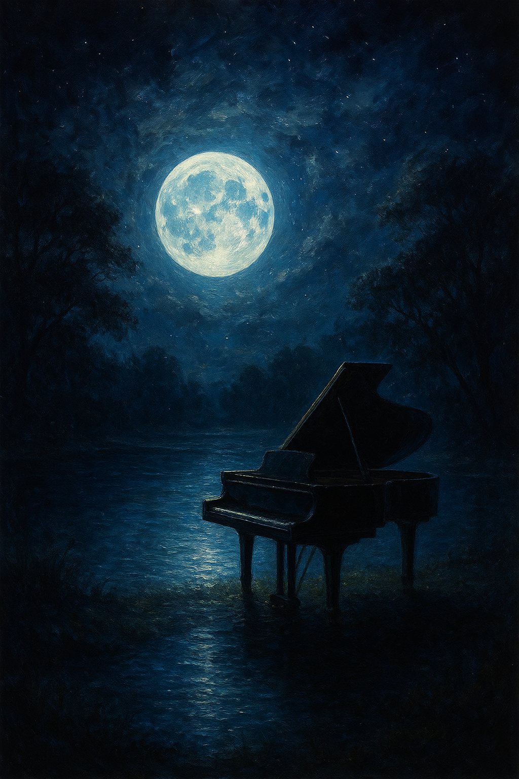 Clair de Lune AI image